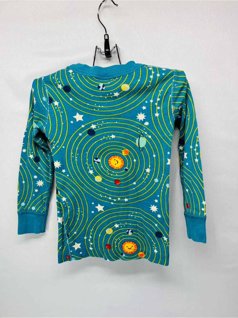 Hanna Andersson Teal Solar System Pajamas